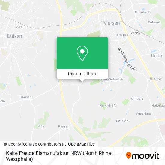 Карта Kalte Freude Eismanufaktur