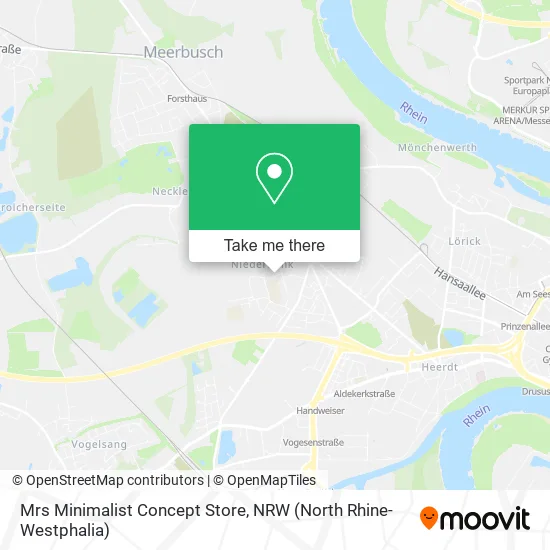 Карта Mrs Minimalist Concept Store