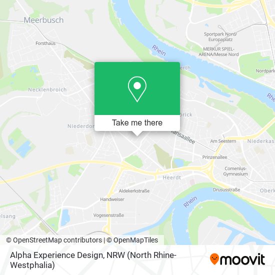 Alpha Experience Design map