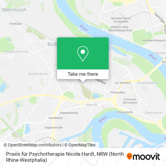 Карта Praxis für Psychotherapie Nicole Hardt