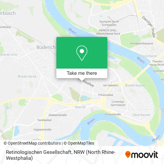 Retinologischen Gesellschaft map