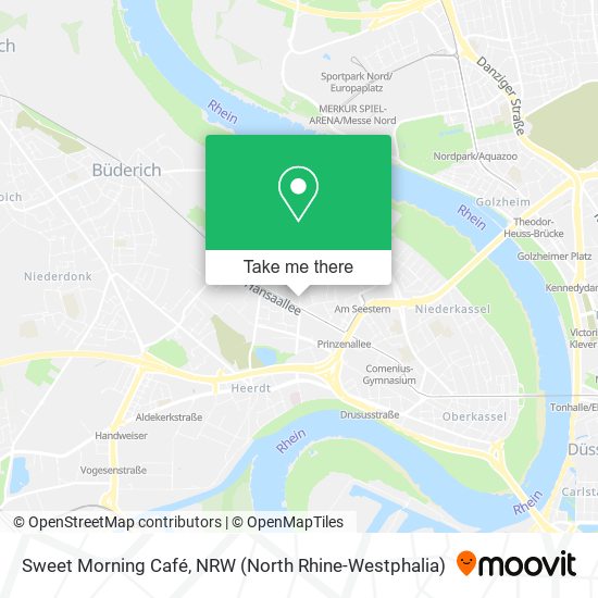 Sweet Morning Café map