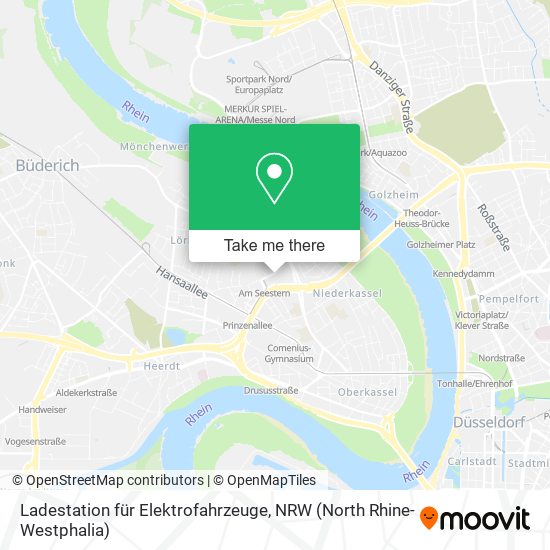 Ladestation für Elektrofahrzeuge map