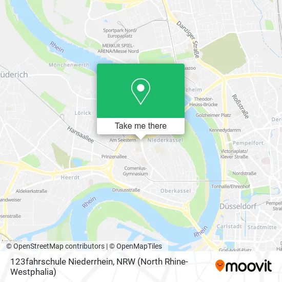 Карта 123fahrschule Niederrhein