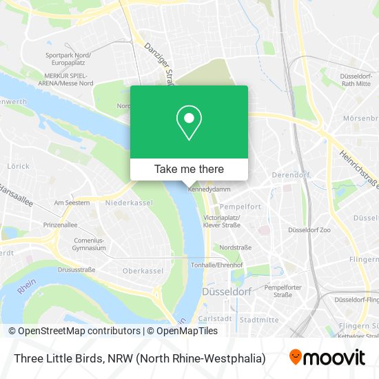 Three Little Birds map