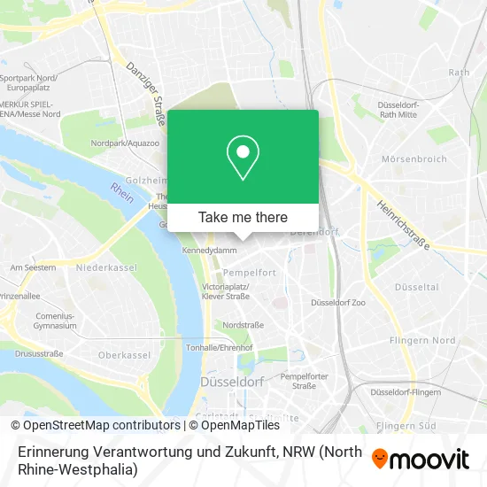 Карта Erinnerung Verantwortung und Zukunft