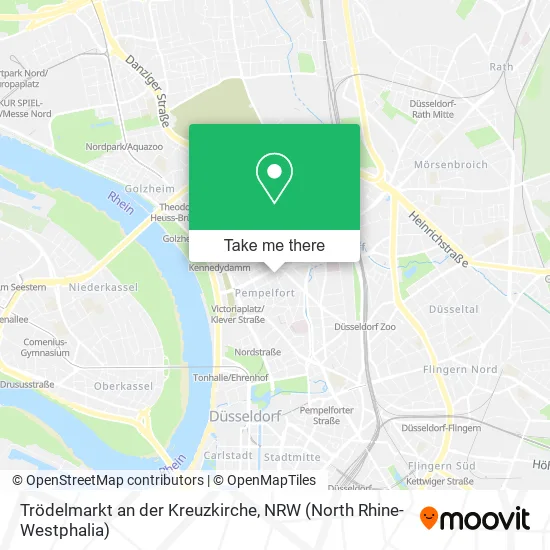 Карта Trödelmarkt an der Kreuzkirche