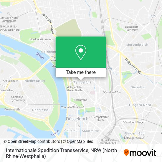 Internationale Spedition Transservice map