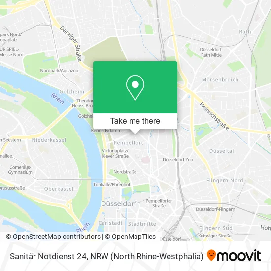 Карта Sanitär Notdienst 24