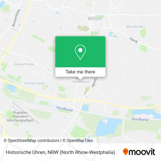 Карта Historische Uhren