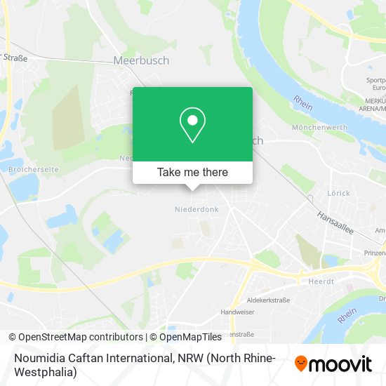 Noumidia Caftan International map