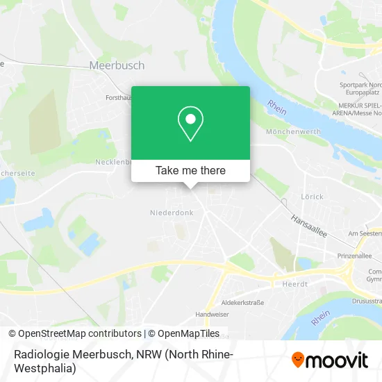 Radiologie Meerbusch map