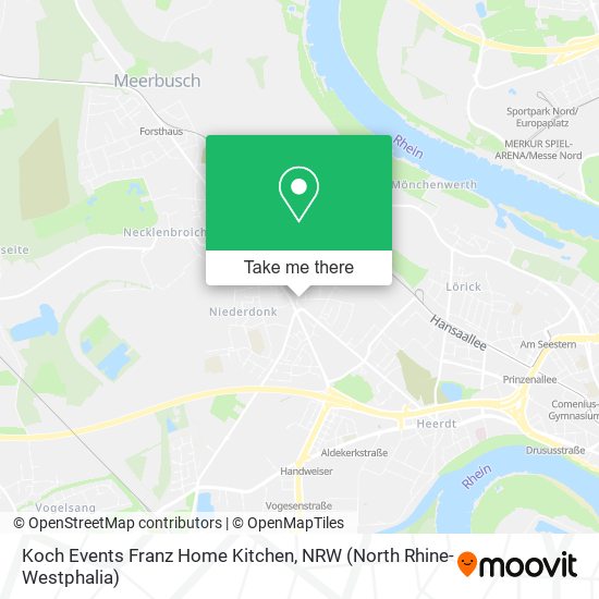 Koch Events Franz Home Kitchen map