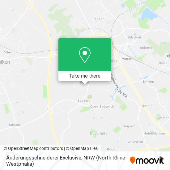 Änderungsschneiderei Exclusive map