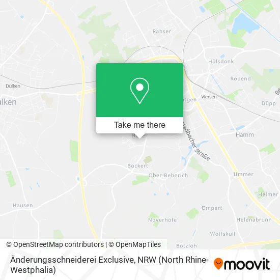 Карта Änderungsschneiderei Exclusive