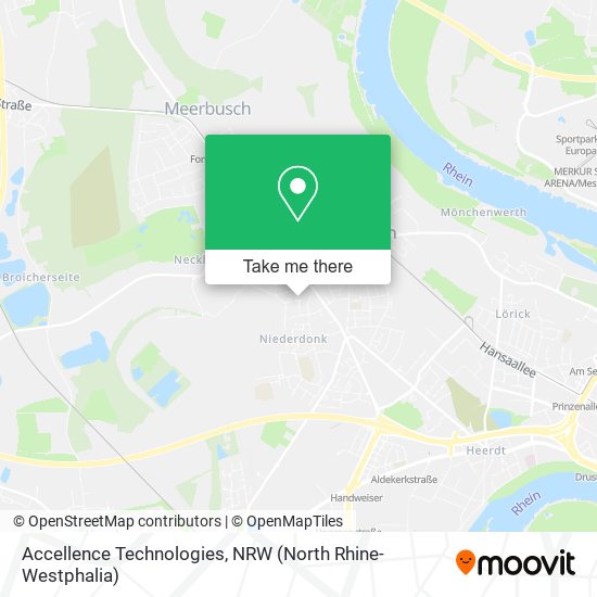 Accellence Technologies map