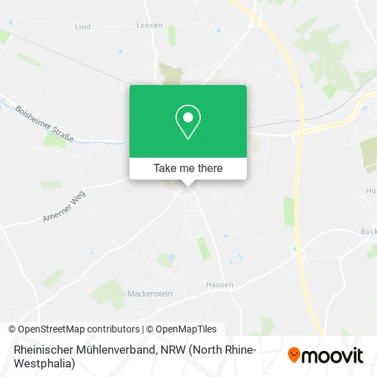 Rheinischer Mühlenverband map