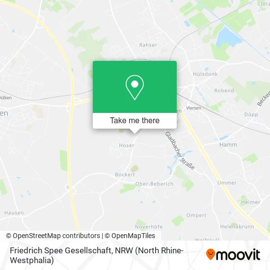 Friedrich Spee Gesellschaft map