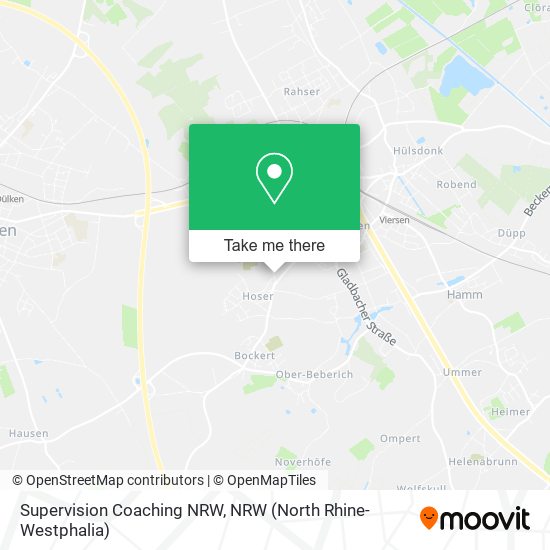 Карта Supervision Coaching NRW