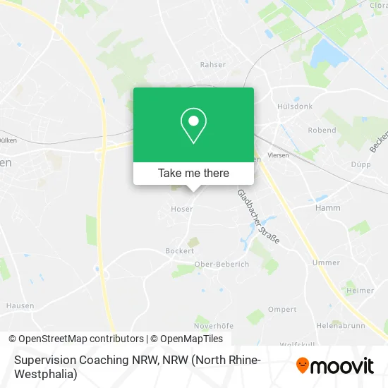 Supervision Coaching NRW map