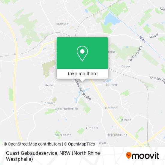 Quast Gebäudeservice map