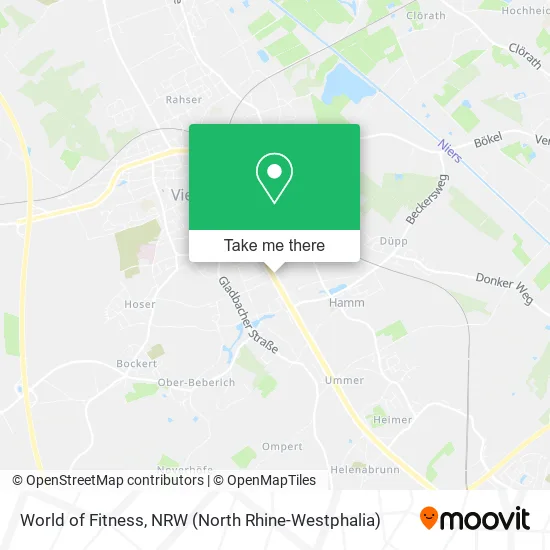 Карта World of Fitness