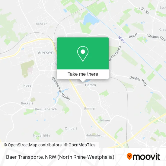 Карта Baer Transporte