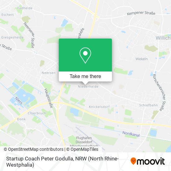 Startup Coach Peter Godulla map