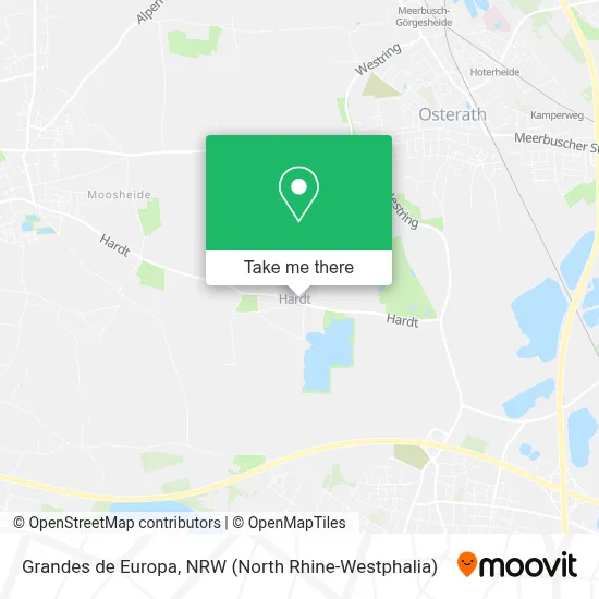 Grandes de Europa map