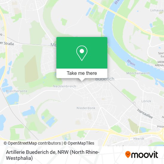 Artillerie Buederich de map