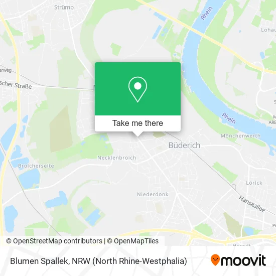 Карта Blumen Spallek