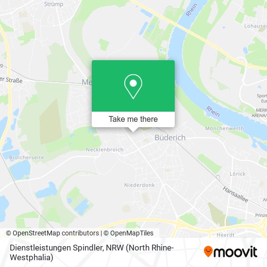 Dienstleistungen Spindler map