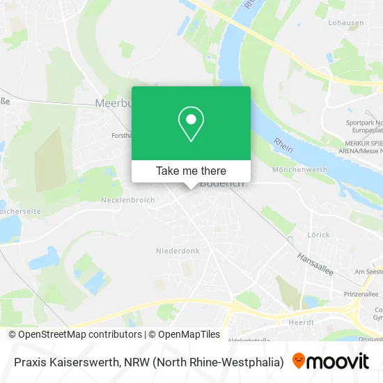 Карта Praxis Kaiserswerth