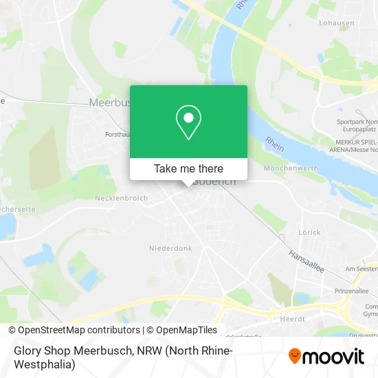 Карта Glory Shop Meerbusch