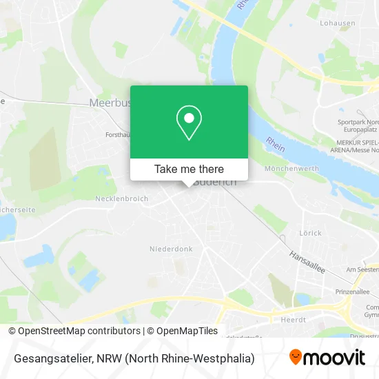 Карта Gesangsatelier