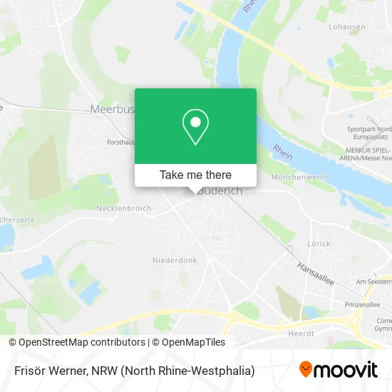 Карта Frisör Werner