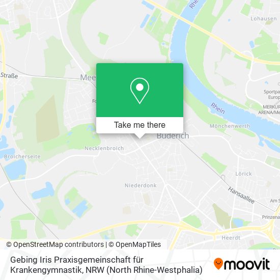 Gebing Iris Praxisgemeinschaft für Krankengymnastik map
