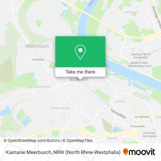 Карта Kastanie Meerbusch