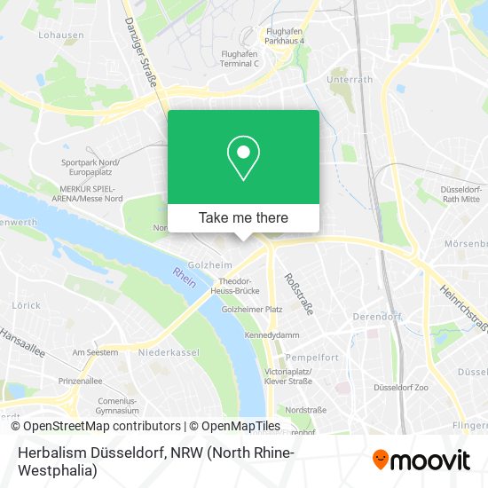 Herbalism Düsseldorf map