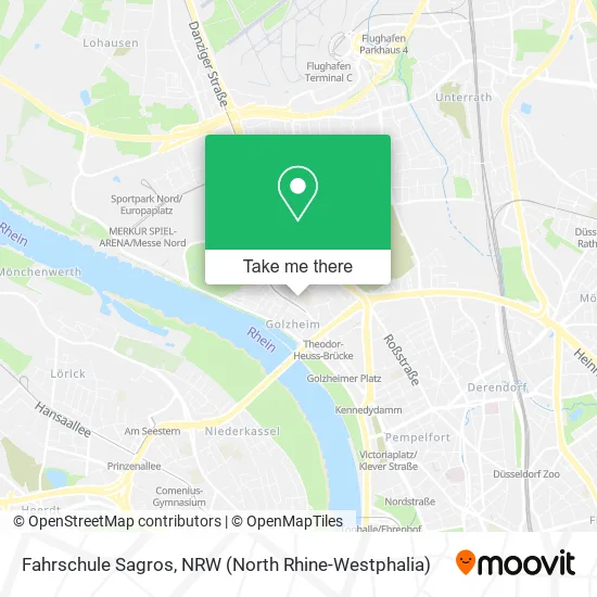 Fahrschule Sagros map