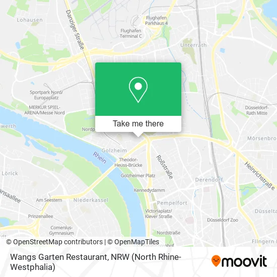 Карта Wangs Garten Restaurant