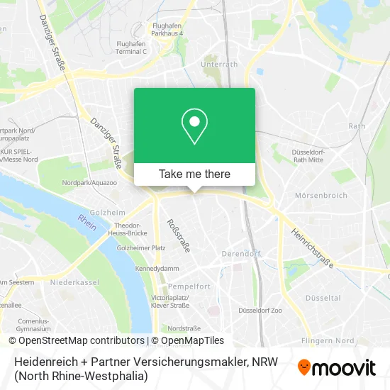 Карта Heidenreich + Partner Versicherungsmakler