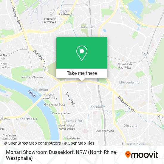 Monari Showroom Düsseldorf map