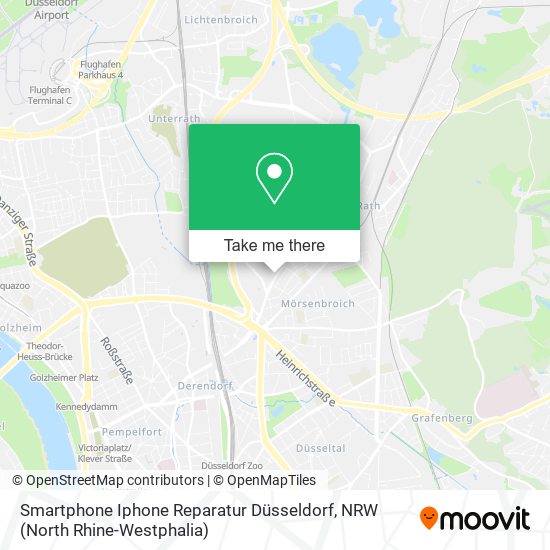 Smartphone Iphone Reparatur Düsseldorf map