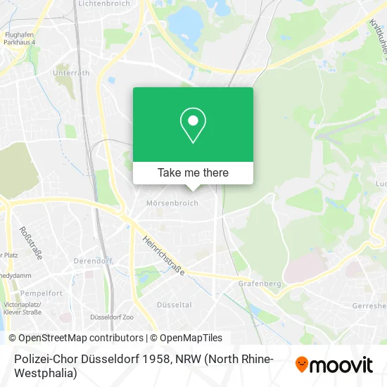 Polizei-Chor Düsseldorf 1958 map