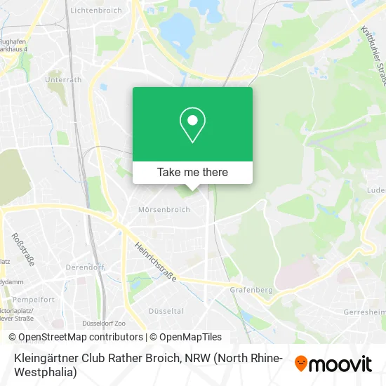 Карта Kleingärtner Club Rather Broich