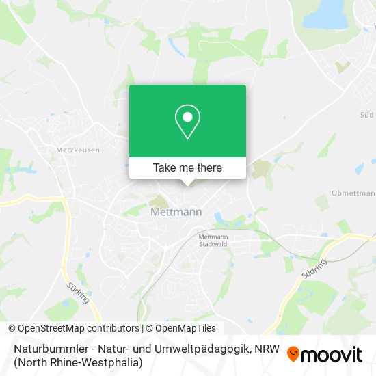 Naturbummler - Natur- und Umweltpädagogik map
