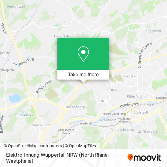 Elektro-Innung Wuppertal map
