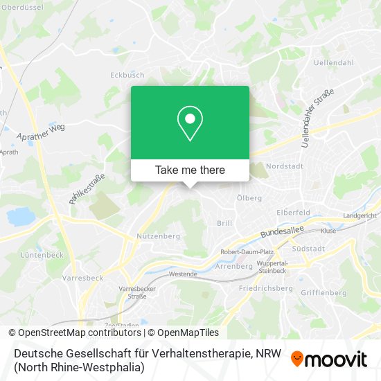 Deutsche Gesellschaft für Verhaltenstherapie map