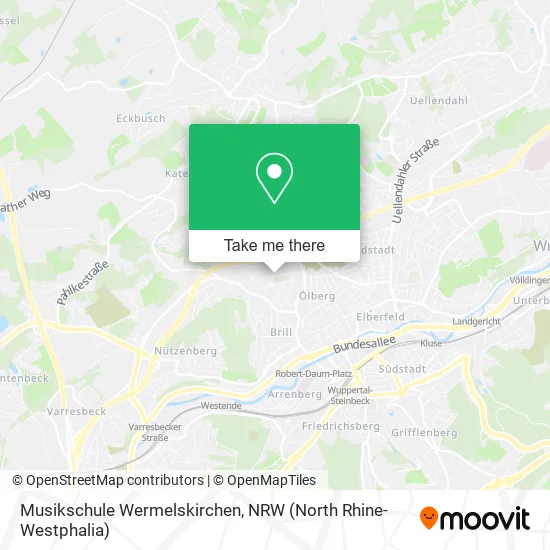 Карта Musikschule Wermelskirchen